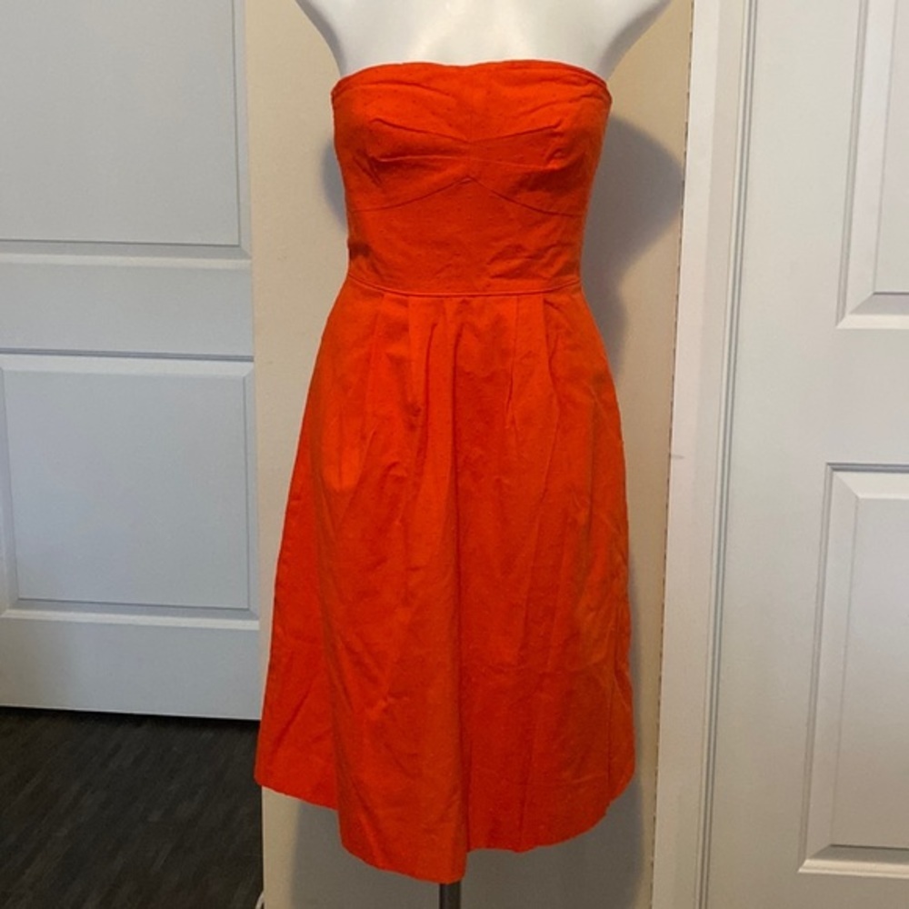NWT! J.crew Poppy Strapless Dress with Pockets